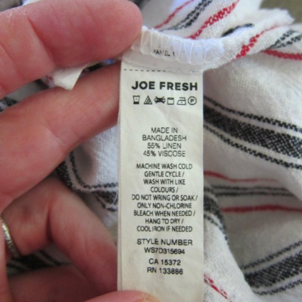 Linen Striped Dress - Picture 5 of 5
